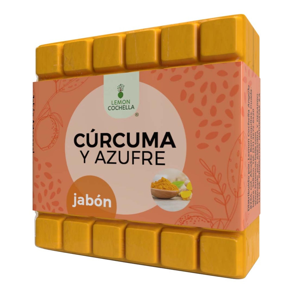 JABON CURCUMA Y AZUFRE LEMON COCHELLA