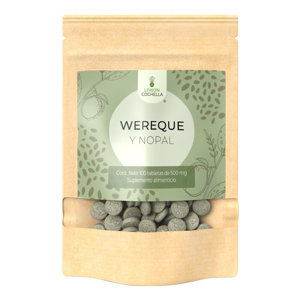 WEREKE CON NOPAL 100 TABS LEMON COCHELLA