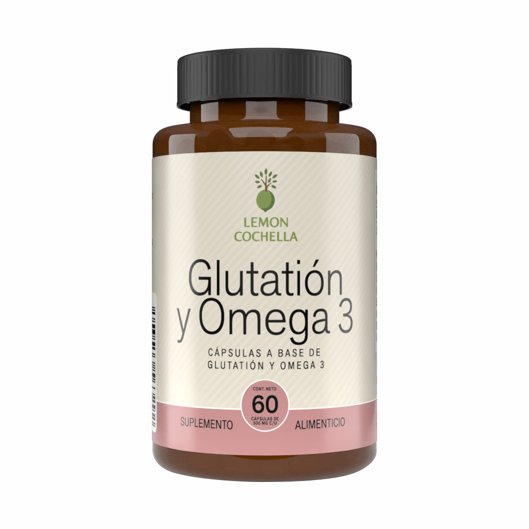 GLUTATION CON OMEGA 3 60 CAPS LEMON COCHELLA