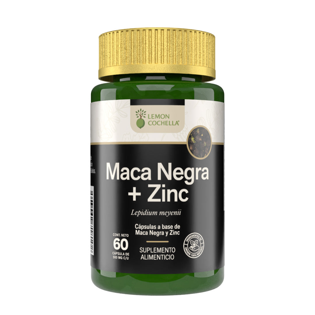 MACA NEGRA + ZINC 60 CAPS LEMON COCHELLA