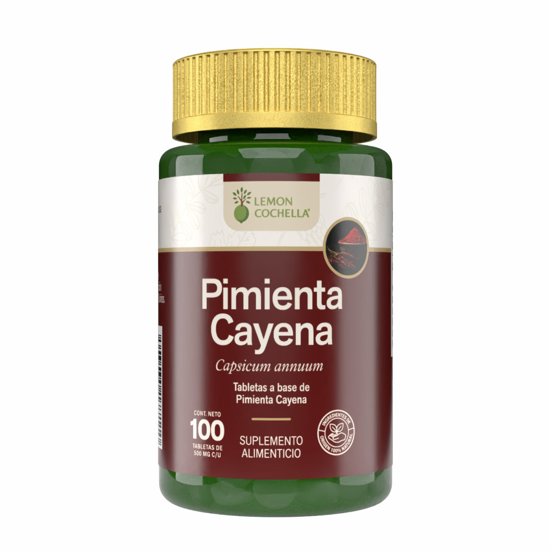 PIMIENTA DE CAYENA 100 TABS LEMON COCHELLA