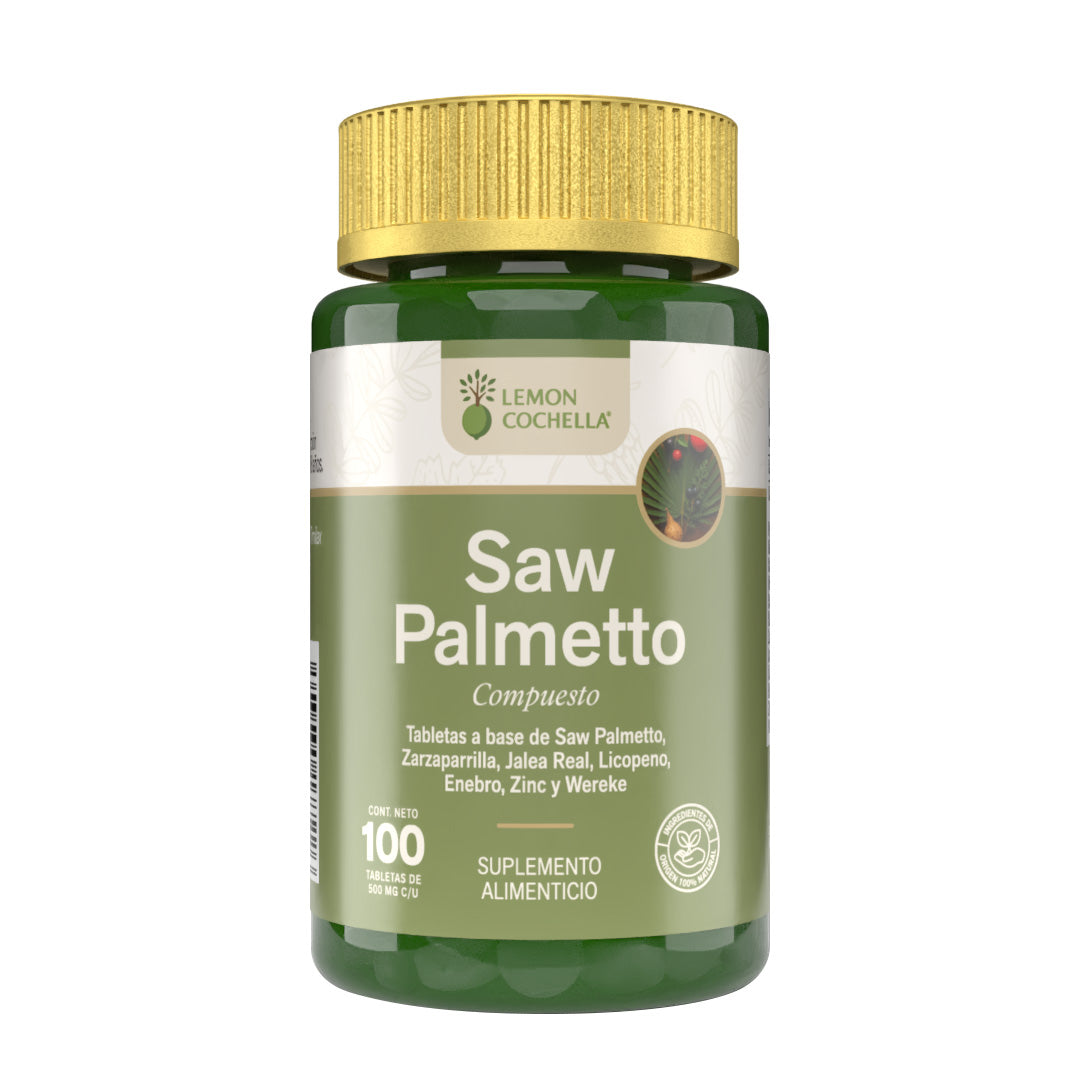 SAW PALMETTO COMPUESTO 100 TABS LEMON COCHELLA