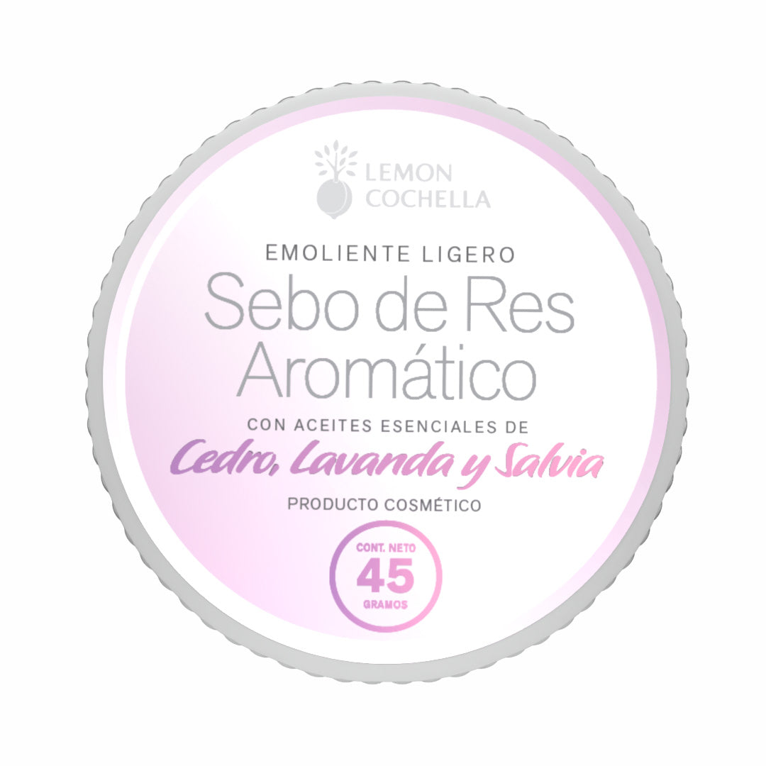 SEBO DE RES AROMÁTICO 45 GRS LEMON COCHELLA