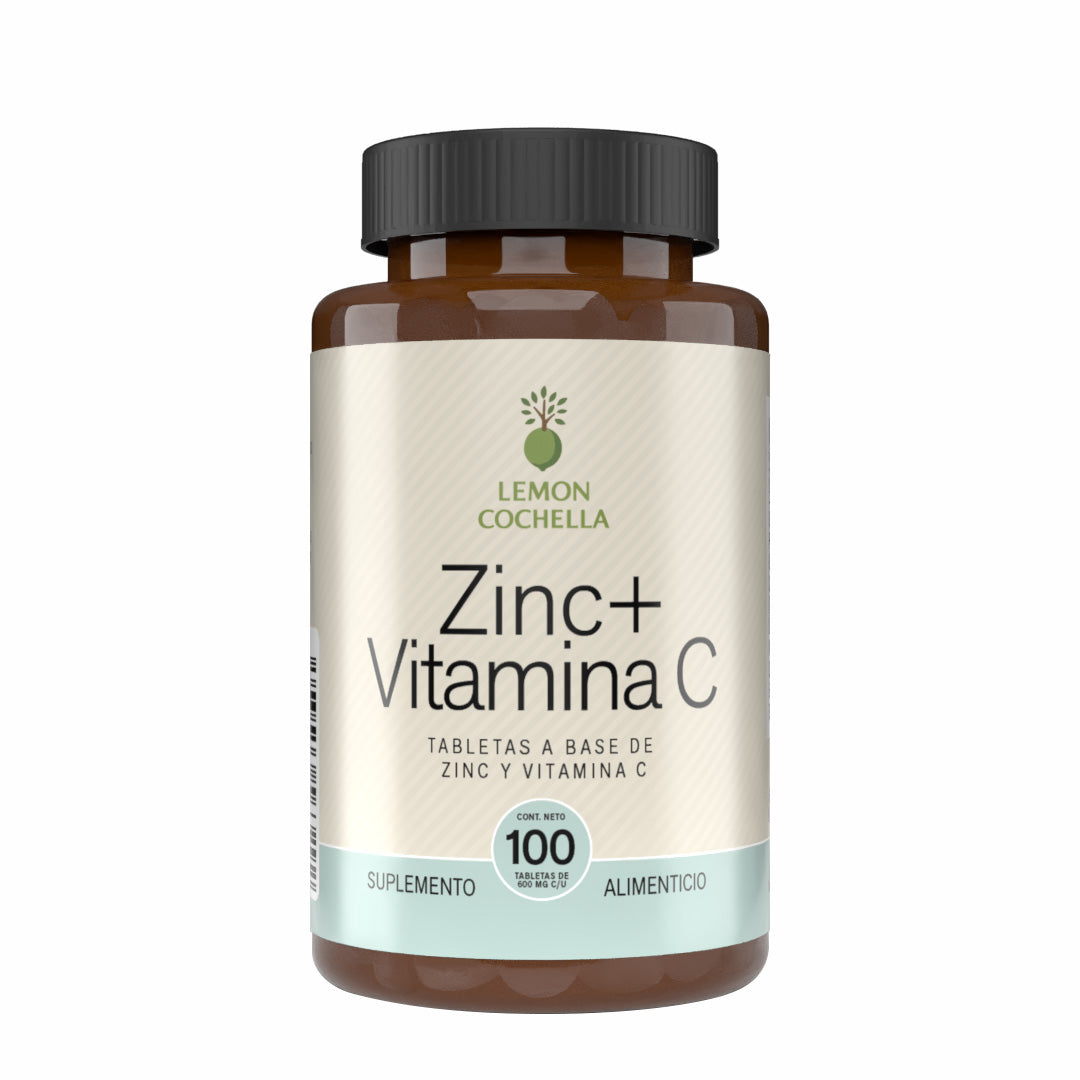 ZINC + VITAMINA C 100 TABS LEMON COCHELLA